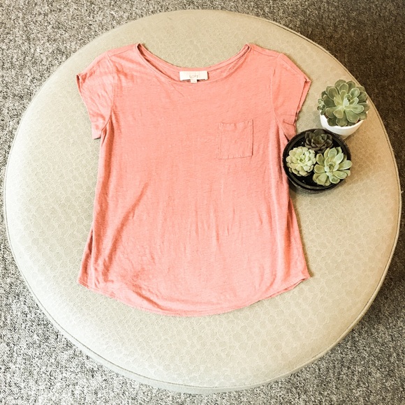 LOFT Pink tee - Picture 1 of 4